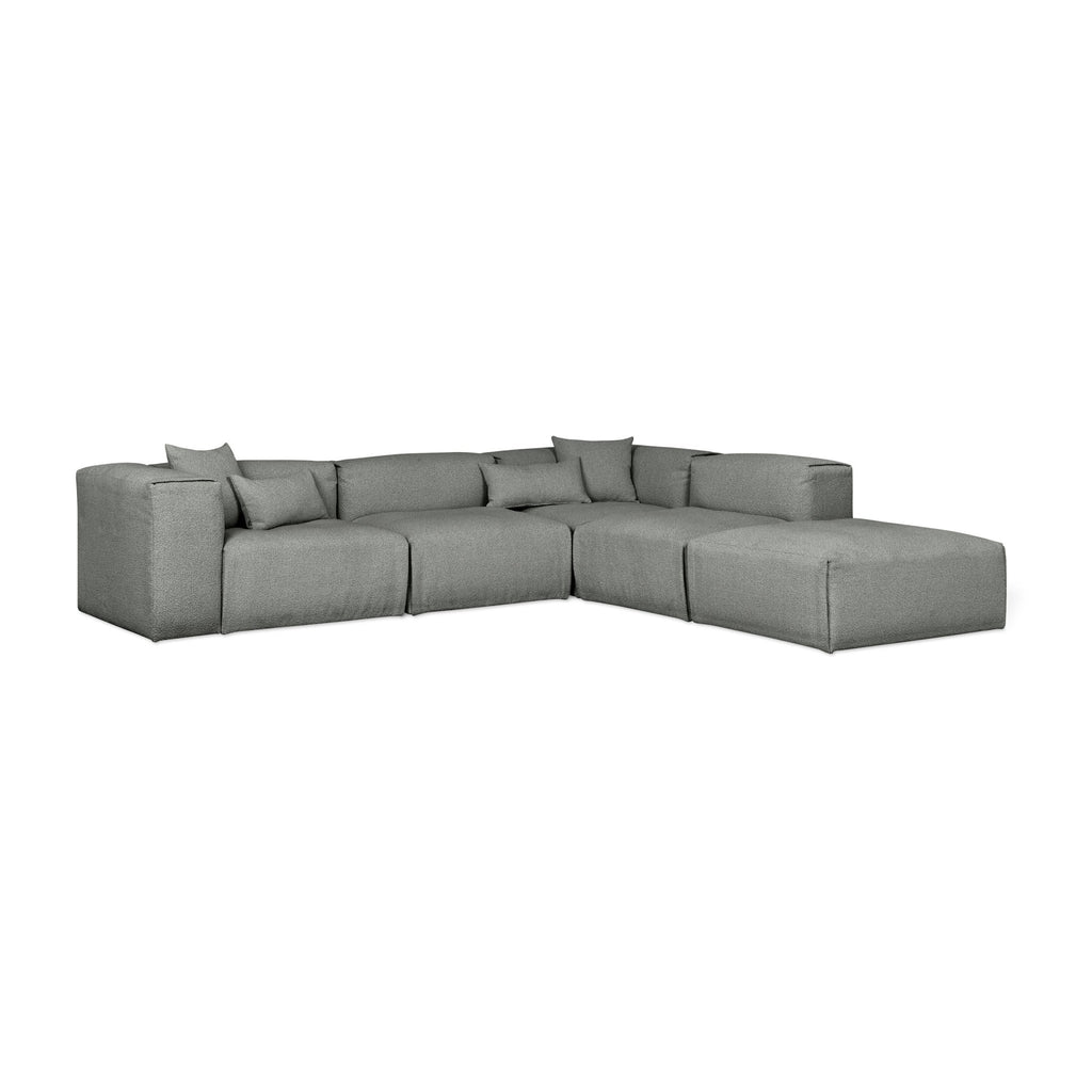 Nest Modular 5 - PC Sectional – Scandinavian Bouclé Sofa with Flexible Configurations - Sage InteriorsSage InteriorsSectional Sofa Units