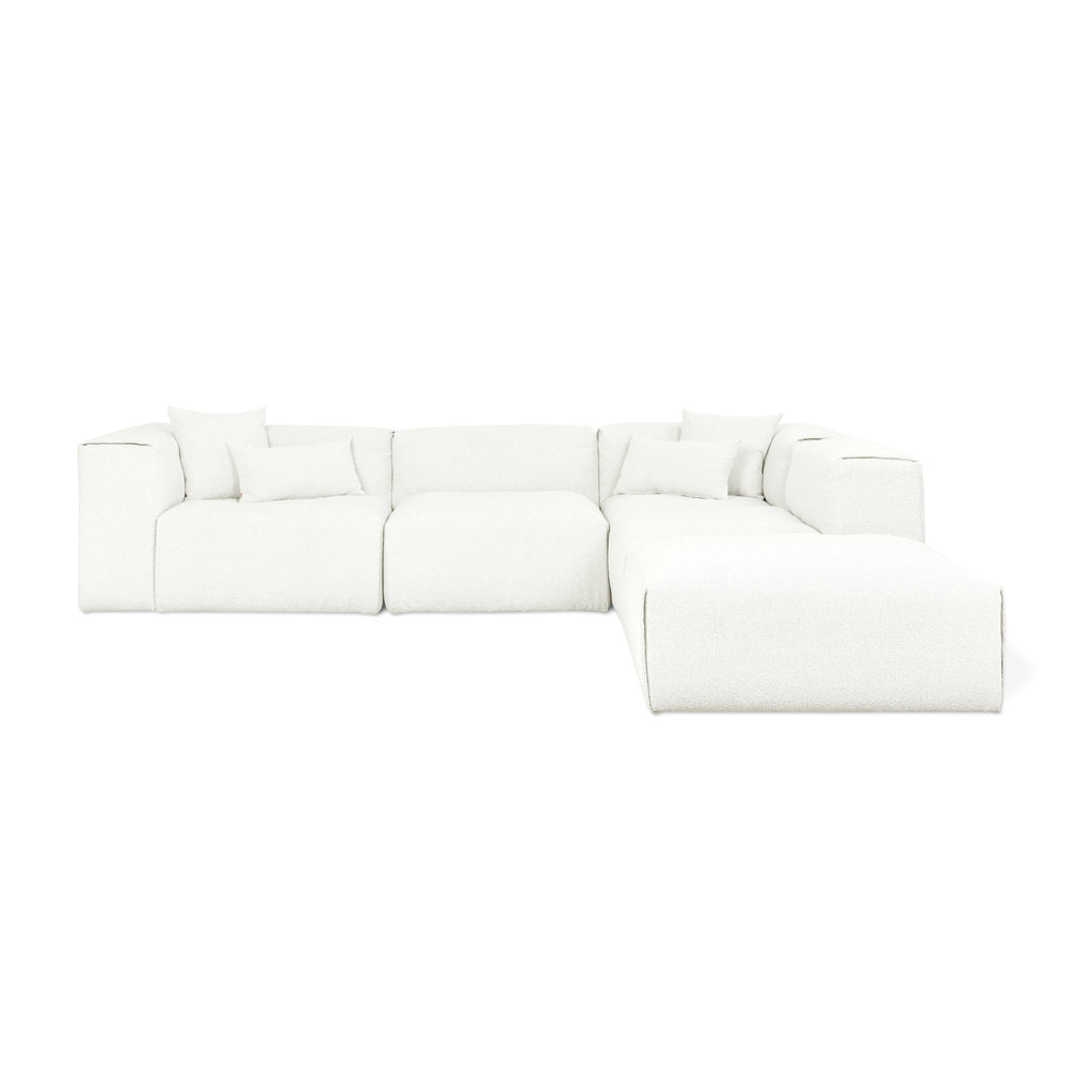 Nest Modular 5 - PC Sectional – Scandinavian Bouclé Sofa with Flexible Configurations - Sage InteriorsSage InteriorsSectional Sofa Units