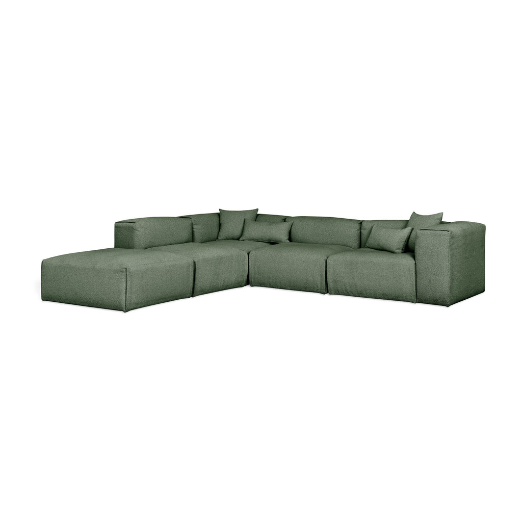 Nest Modular 5 - PC Sectional – Scandinavian Bouclé Sofa with Flexible Configurations - Sage InteriorsSage InteriorsSectional Sofa Units