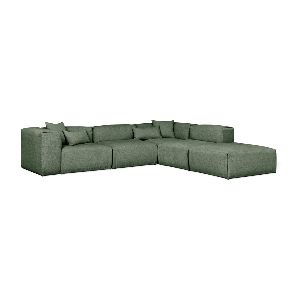 Nest Modular 5 - PC Sectional – Scandinavian Bouclé Sofa with Flexible Configurations - Sage InteriorsSage InteriorsSectional Sofa Units