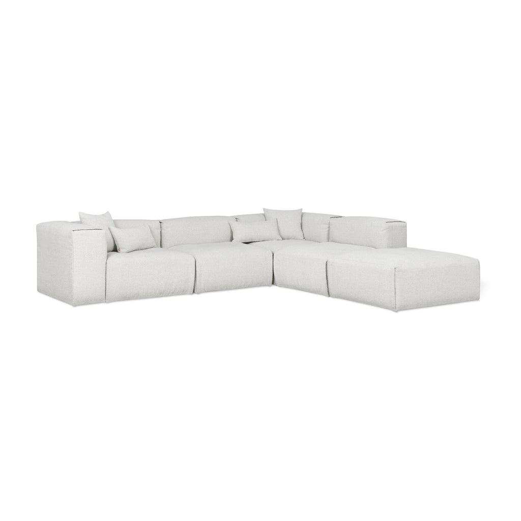 Nest Modular 5 - PC Sectional – Scandinavian Bouclé Sofa with Flexible Configurations - Sage InteriorsSage InteriorsSectional Sofa Units