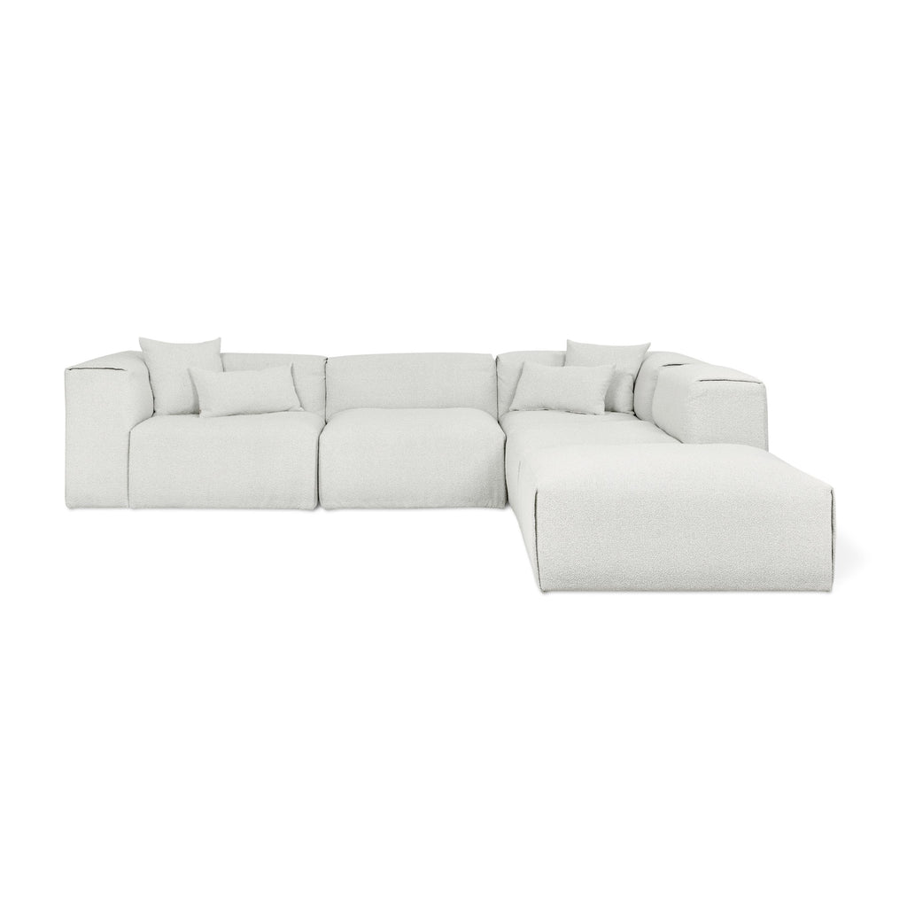 Nest Modular 5 - PC Sectional – Scandinavian Bouclé Sofa with Flexible Configurations - Sage InteriorsSage InteriorsSectional Sofa Units