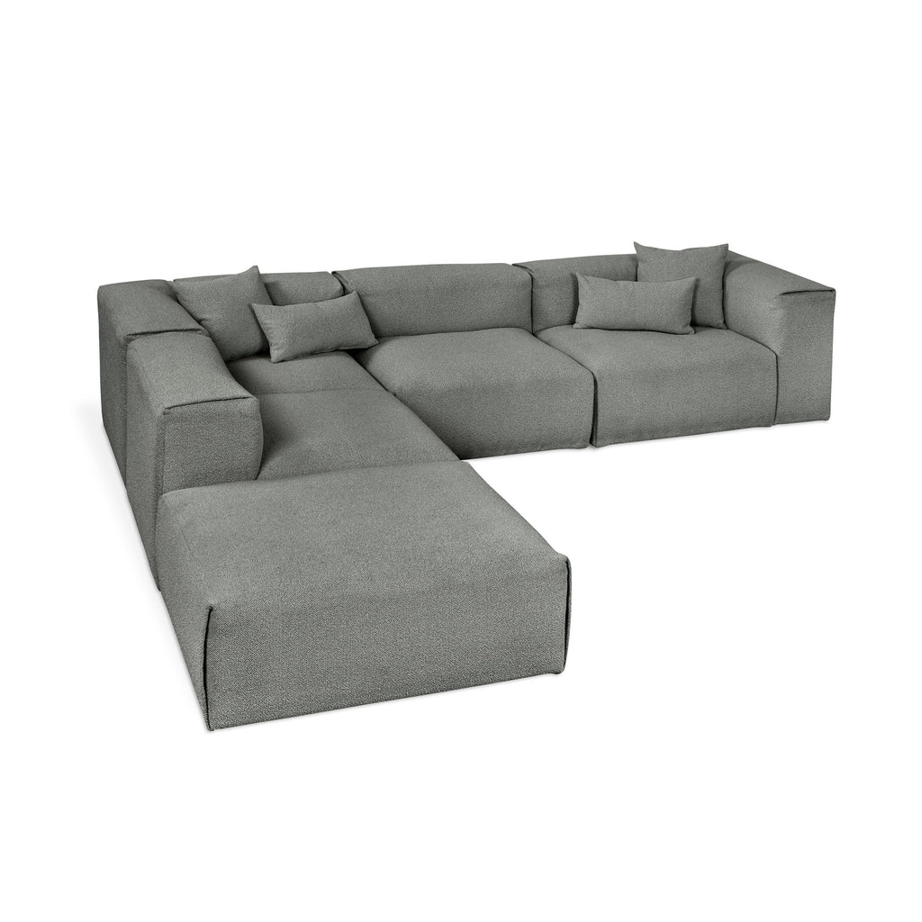 Nest Modular 5 - PC Sectional – Scandinavian Bouclé Sofa with Flexible Configurations - Sage InteriorsSage InteriorsSectional Sofa Units