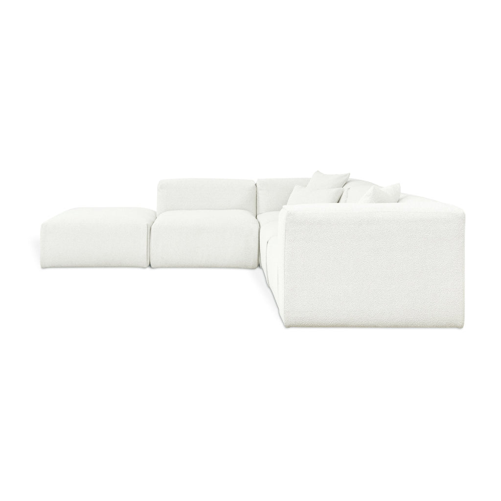 Nest Modular 5 - PC Sectional – Scandinavian Bouclé Sofa with Flexible Configurations - Sage InteriorsSage InteriorsSectional Sofa Units