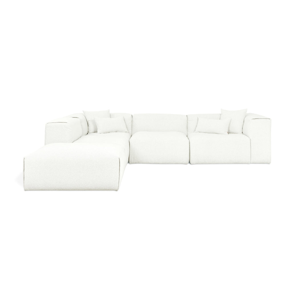 Nest Modular 5 - PC Sectional – Scandinavian Bouclé Sofa with Flexible Configurations - Sage InteriorsSage InteriorsSectional Sofa Units