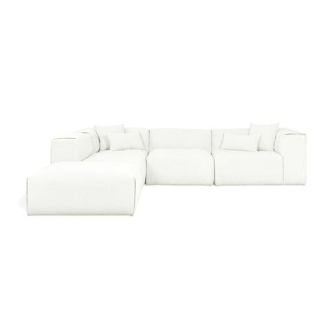 Nest Modular 5 - PC Sectional – Scandinavian Bouclé Sofa with Flexible Configurations - Sage InteriorsSage InteriorsSectional Sofa Units