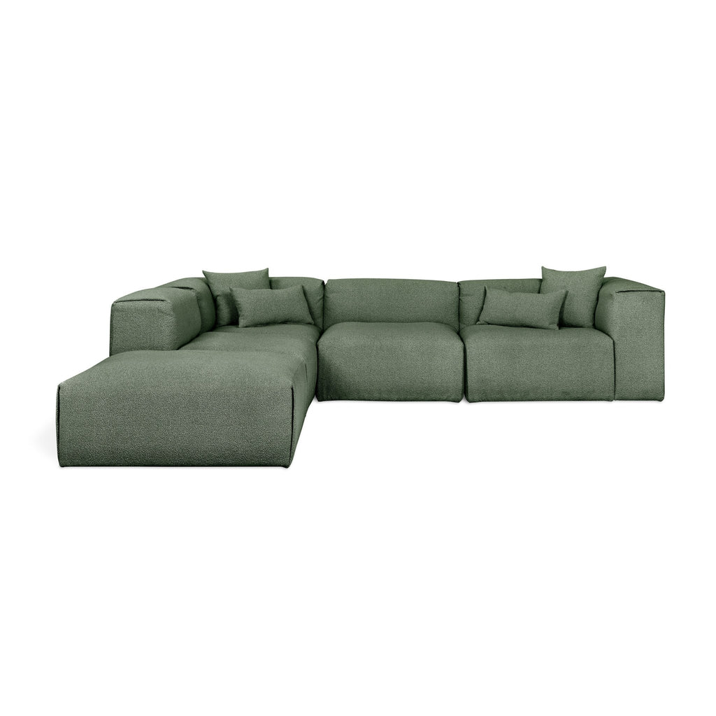 Nest Modular 5 - PC Sectional – Scandinavian Bouclé Sofa with Flexible Configurations - Sage InteriorsSage InteriorsSectional Sofa Units