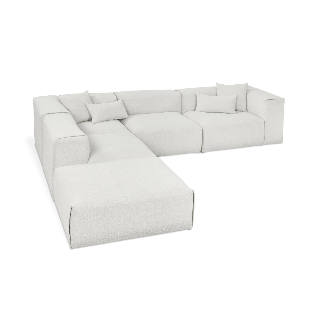 Nest Modular 5 - PC Sectional – Scandinavian Bouclé Sofa with Flexible Configurations - Sage InteriorsSage InteriorsSectional Sofa Units
