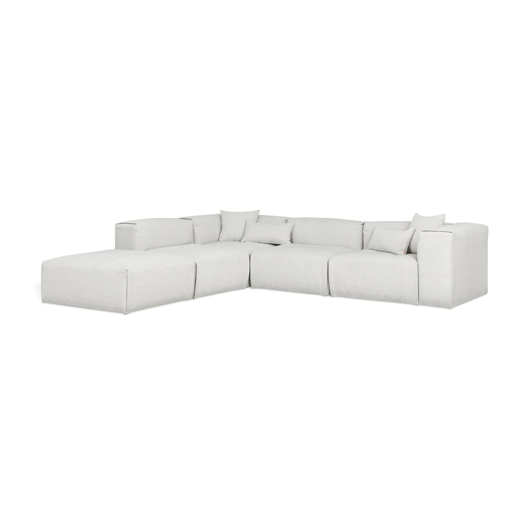 Nest Modular 5 - PC Sectional – Scandinavian Bouclé Sofa with Flexible Configurations - Sage InteriorsSage InteriorsSectional Sofa Units