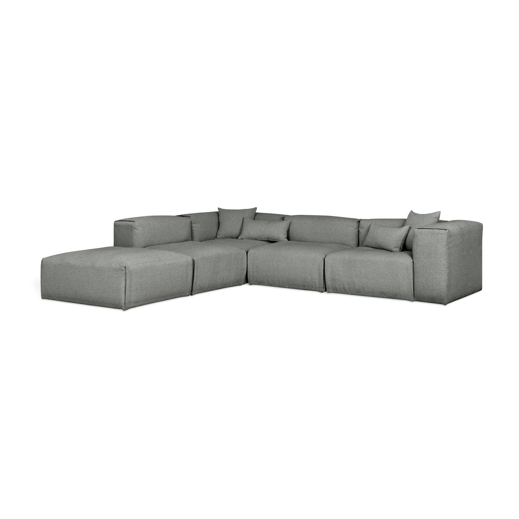 Nest Modular 5 - PC Sectional – Scandinavian Bouclé Sofa with Flexible Configurations - Sage InteriorsSage InteriorsSectional Sofa Units