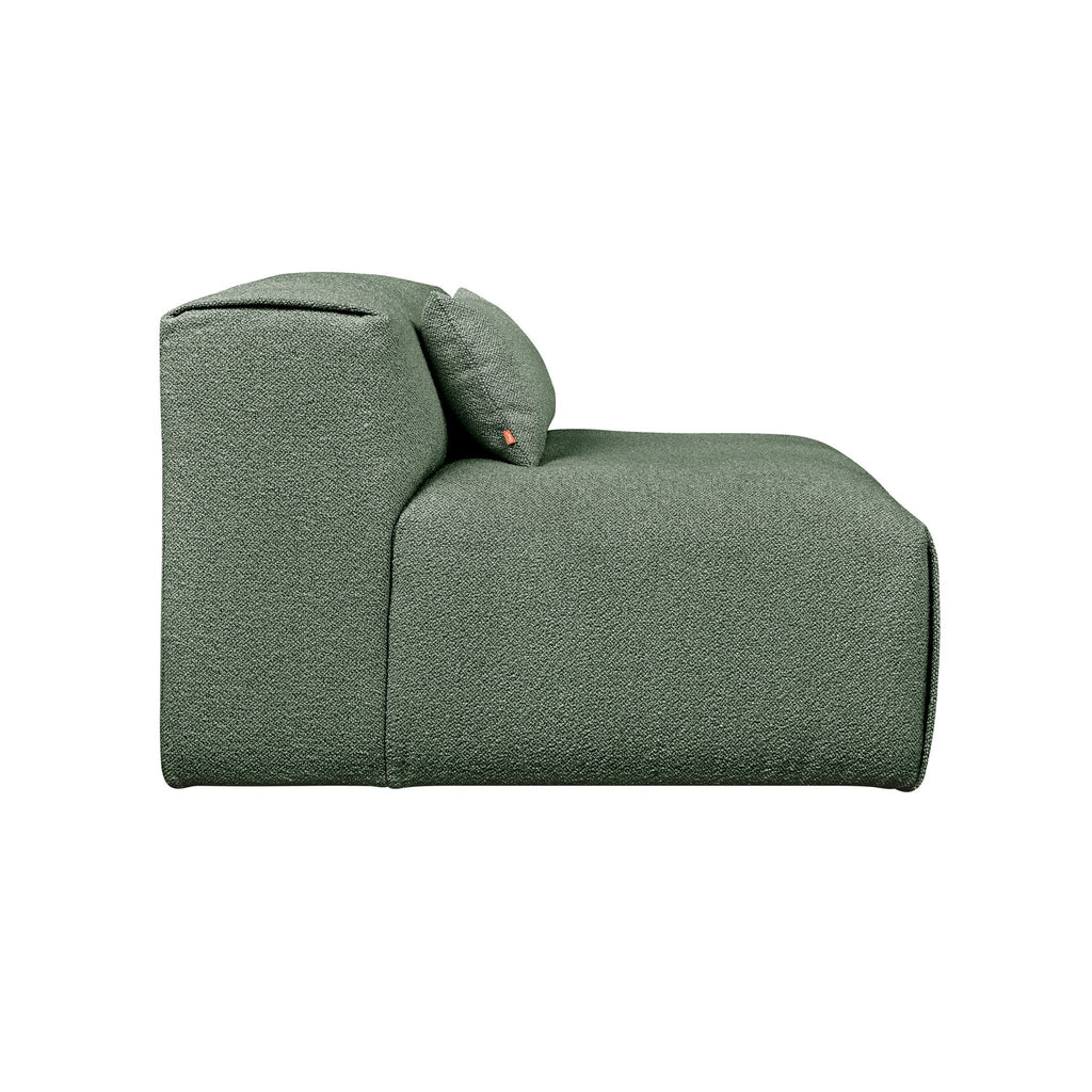 Nest Modular Armless Chair – Scandinavian - Inspired Bouclé Sectional Piece - Sage InteriorsSage InteriorsChair