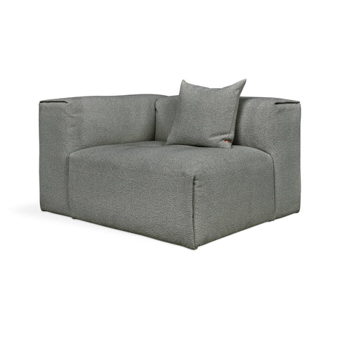 Nest Modular Left Arm – Scandinavian - Inspired Bouclé Sectional Piece - Sage InteriorsSage InteriorsCorner