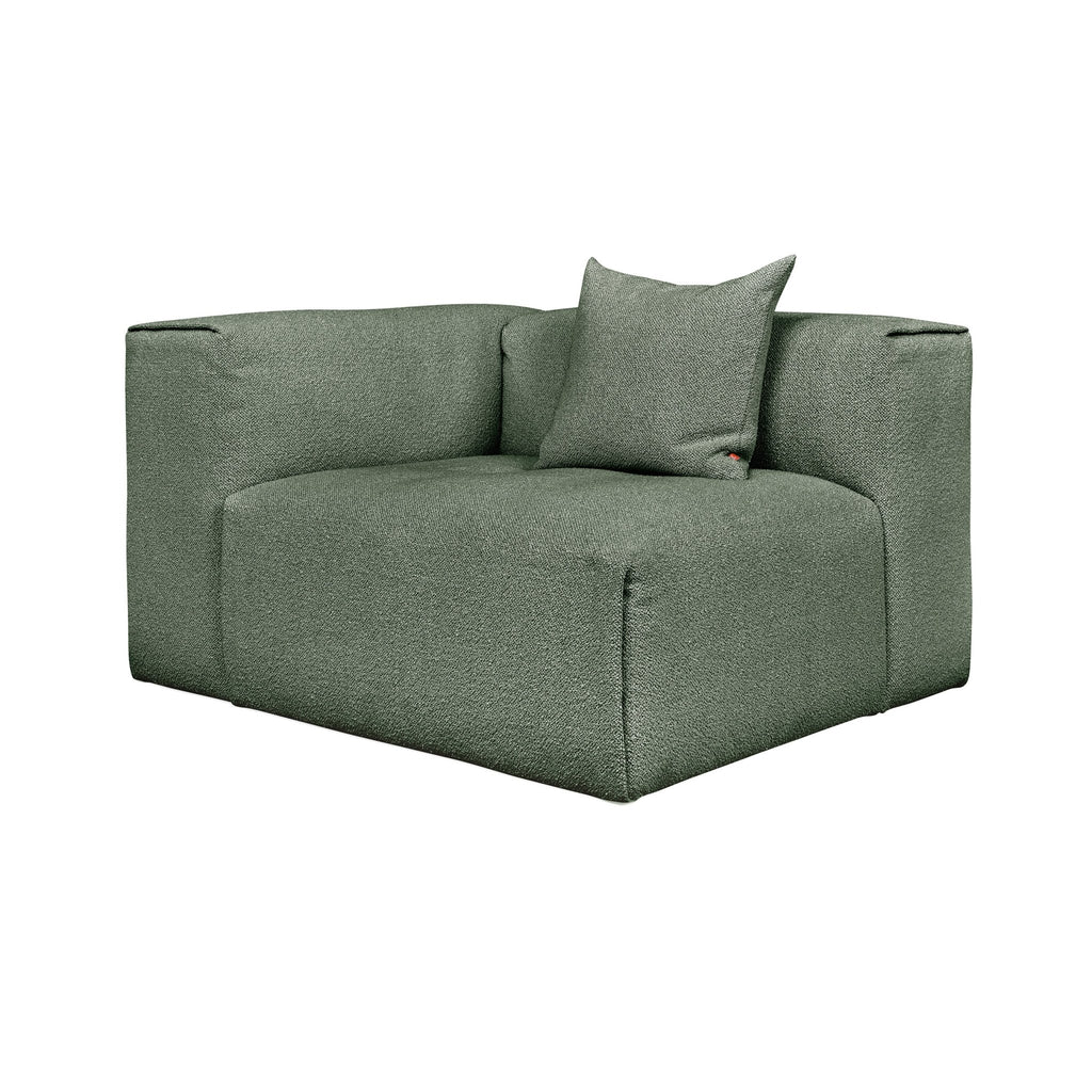 Nest Modular Left Arm – Scandinavian - Inspired Bouclé Sectional Piece - Sage InteriorsSage InteriorsCorner