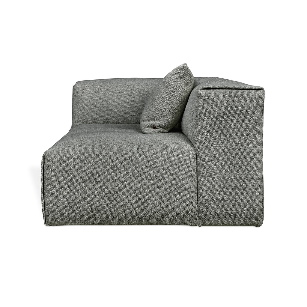 Nest Modular Left Arm – Scandinavian - Inspired Bouclé Sectional Piece - Sage InteriorsSage InteriorsCorner