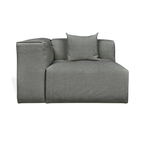 Nest Modular Left Arm – Scandinavian - Inspired Bouclé Sectional Piece - Sage InteriorsSage InteriorsCorner