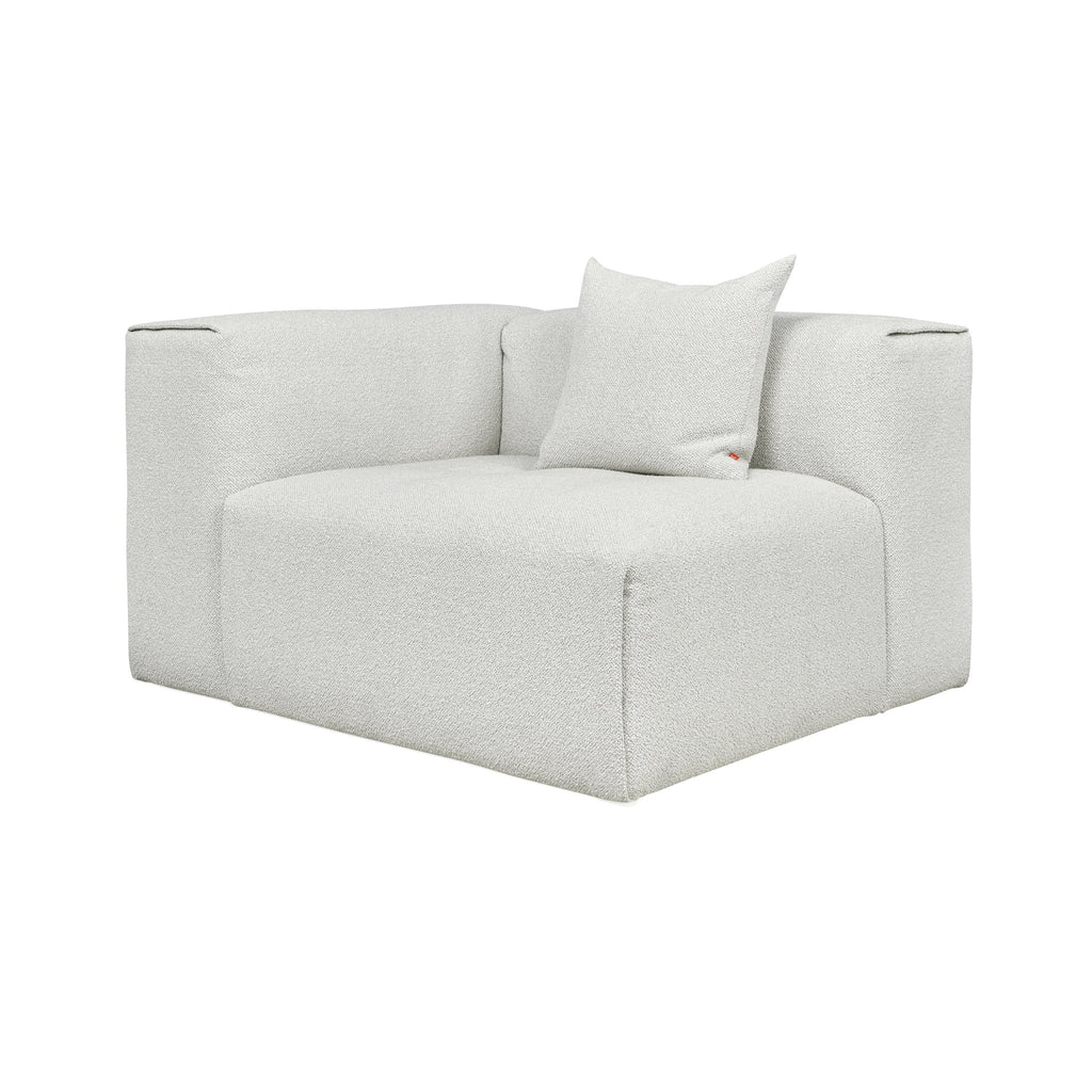 Nest Modular Left Arm – Scandinavian - Inspired Bouclé Sectional Piece - Sage InteriorsSage InteriorsCorner