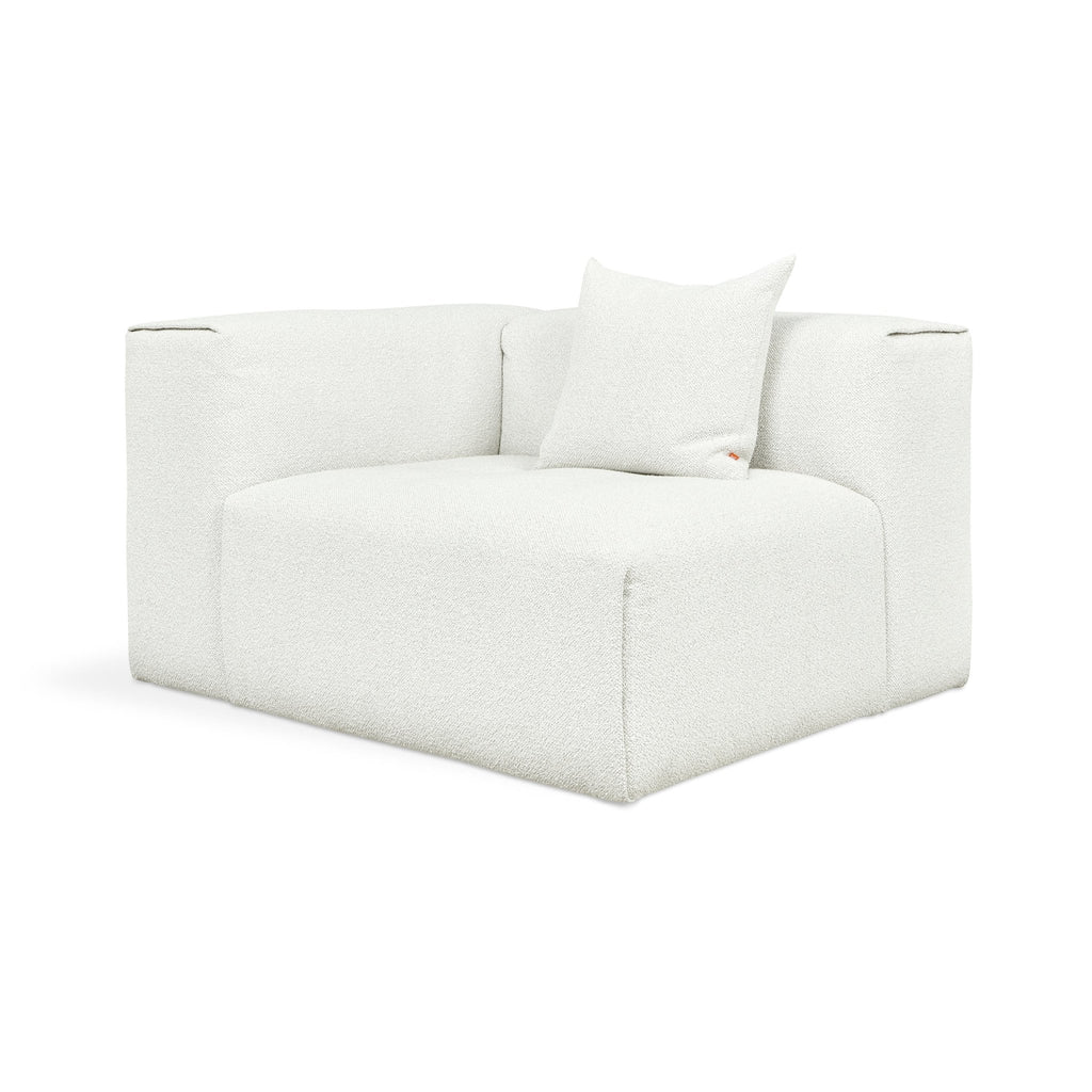 Nest Modular Left Arm – Scandinavian - Inspired Bouclé Sectional Piece - Sage InteriorsSage InteriorsCorner