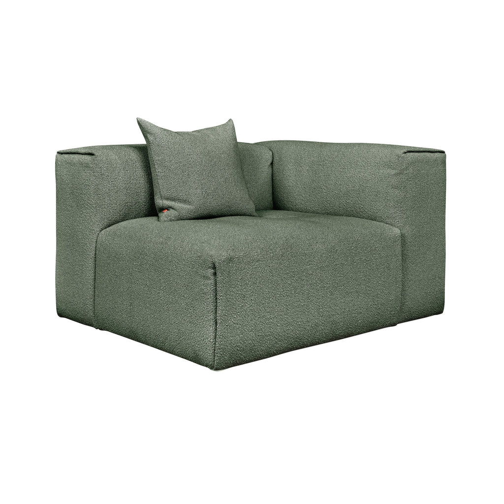 Nest Modular Right Arm – Scandinavian - Inspired Bouclé Sectional Piece - Sage InteriorsSage InteriorsCorner