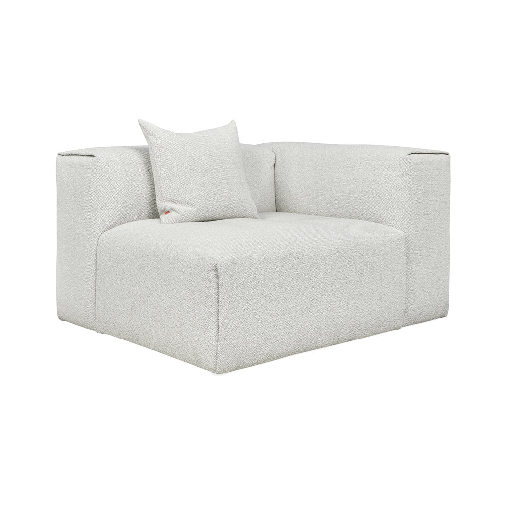 Nest Modular Right Arm – Scandinavian - Inspired Bouclé Sectional Piece - Sage InteriorsSage InteriorsCorner