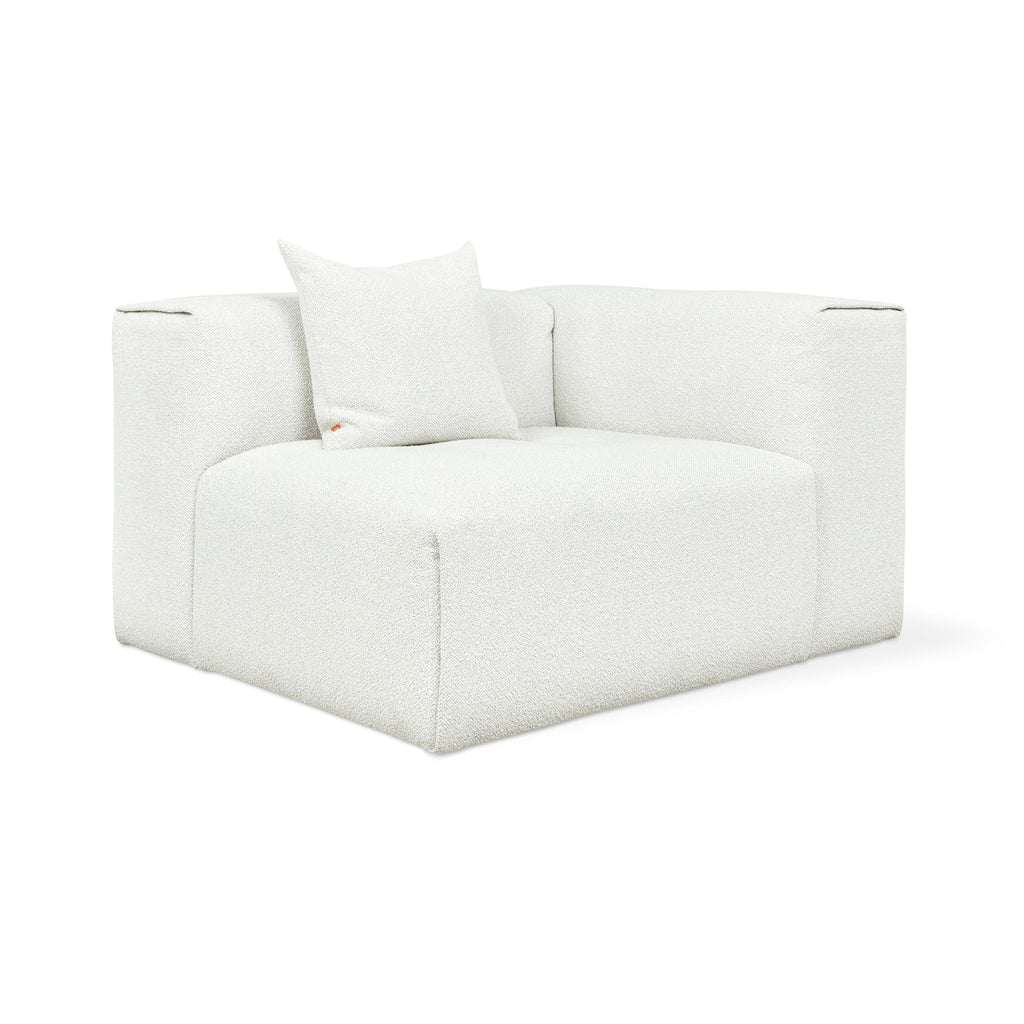 Nest Modular Right Arm – Scandinavian - Inspired Bouclé Sectional Piece - Sage InteriorsSage InteriorsCorner