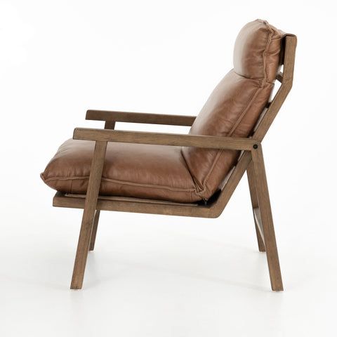 Niko Chair, Leather Chaps Saddle - Sage InteriorsFHAccent Chair