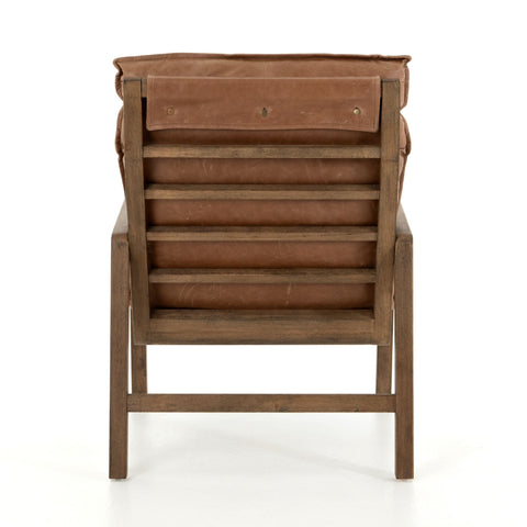 Niko Chair, Leather Chaps Saddle - Sage InteriorsFHAccent Chair