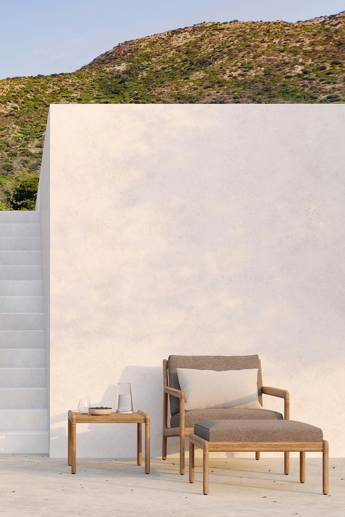 Nomad Outdoor Cushion in Tuareg White Sage Interiors - Sage InteriorsEthnicraftCushion