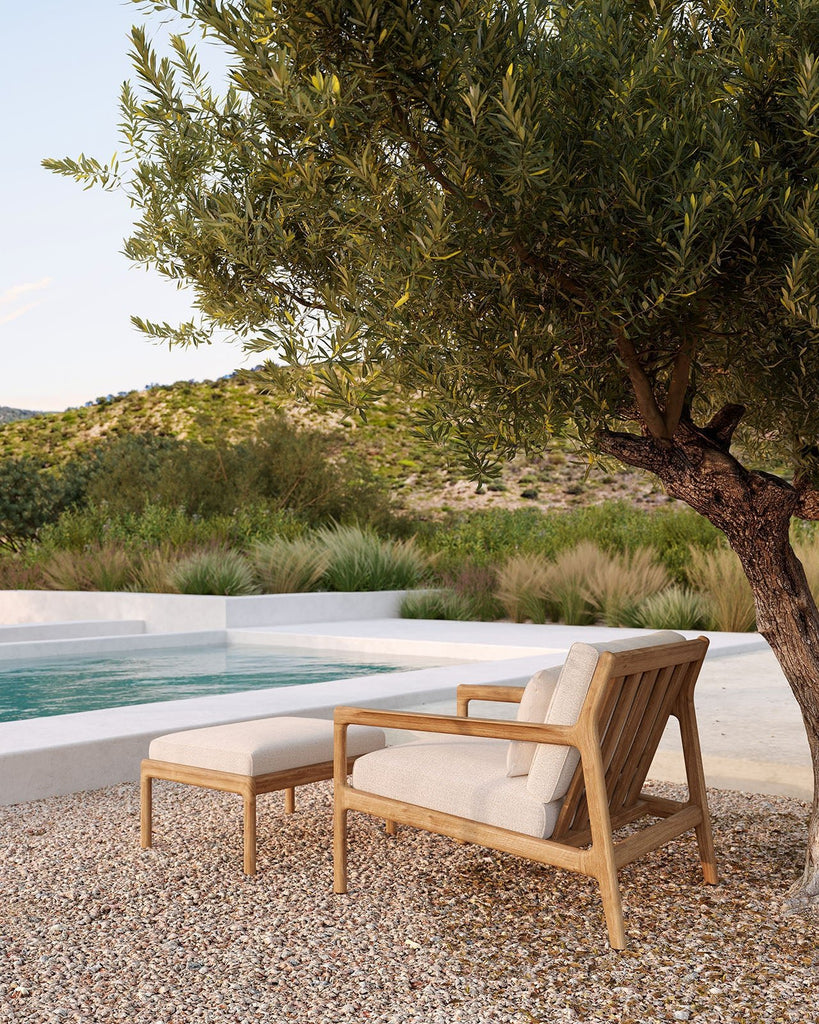 Nomad Outdoor Cushion in Tuareg White Sage Interiors - Sage InteriorsEthnicraftCushion