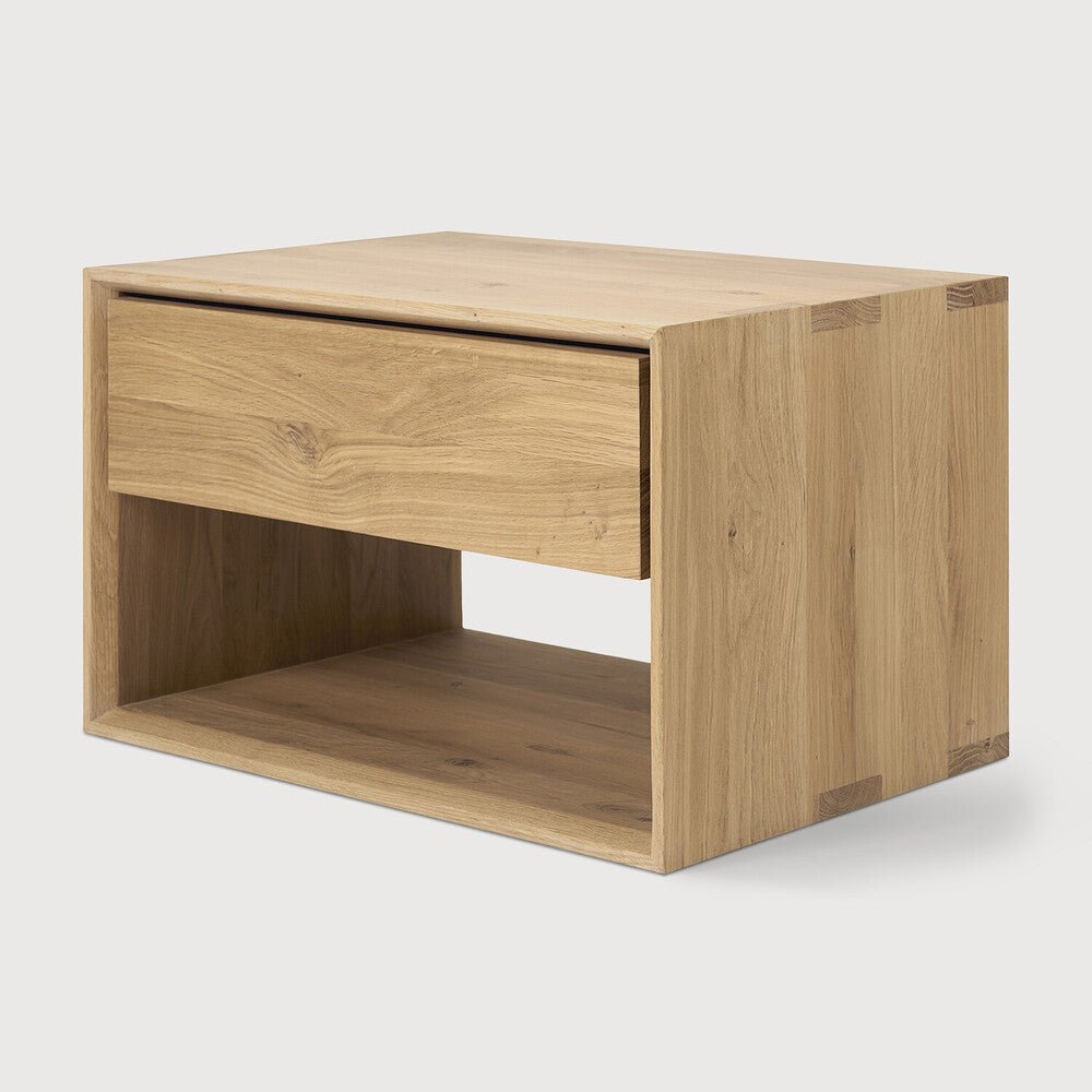 Nordic II Hanging Bedside Table – Floating Wood Nightstand | Sage Interiors - Sage InteriorsEthnicraftnight stand