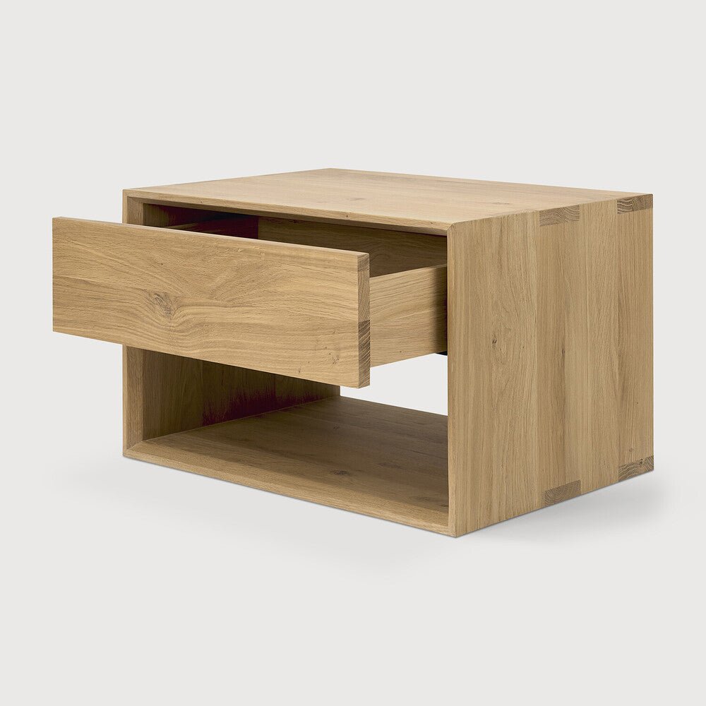 Nordic II Hanging Bedside Table – Floating Wood Nightstand | Sage Interiors - Sage InteriorsEthnicraftnight stand