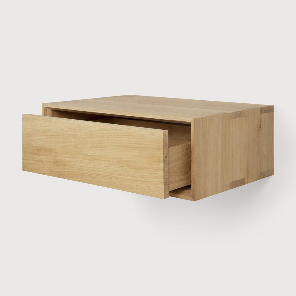 Nordic II Hanging Bedside Table – Floating Wood Nightstand | Sage Interiors - Sage InteriorsEthnicraftnight stand