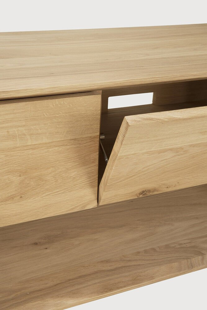 Nordic Oak TV Cupboard – Scandinavian Solid Wood Media Cabinet by Sage Interiors - Sage InteriorsEthnicraft