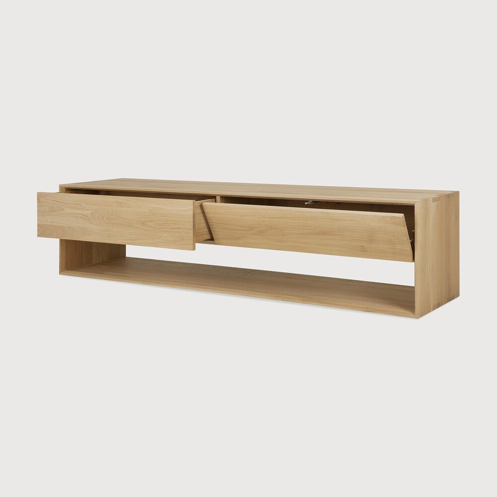 Nordic Oak TV Cupboard – Scandinavian Solid Wood Media Cabinet by Sage Interiors - Sage InteriorsEthnicraft
