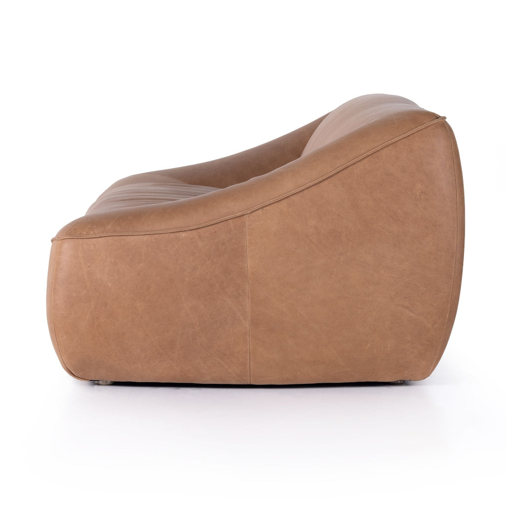 Nutmeg Leather Sofa - Sage InteriorsFHSofas