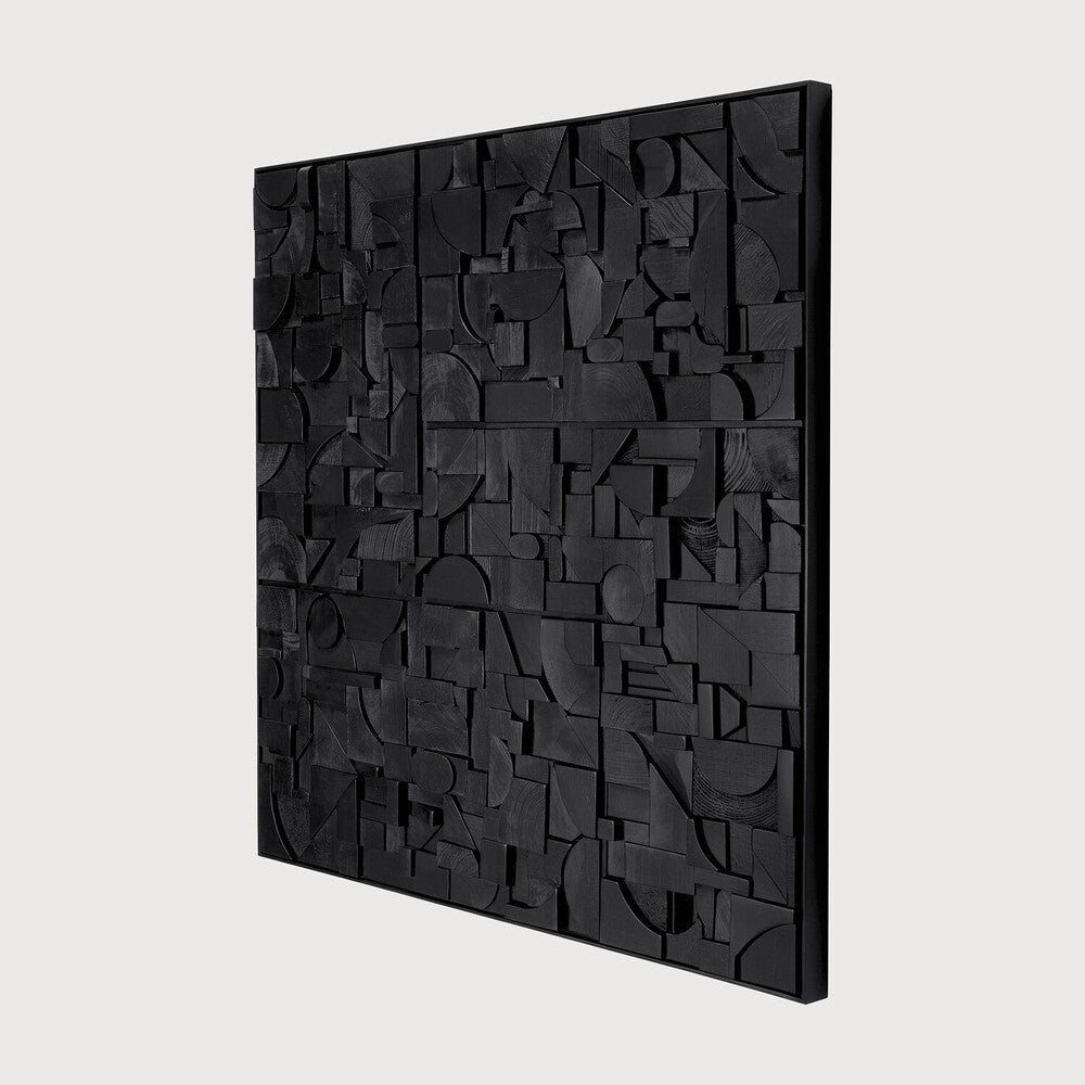 Oak Bricks Wall Art – Sage Interiors - Sage InteriorsEthnicraftWall Art