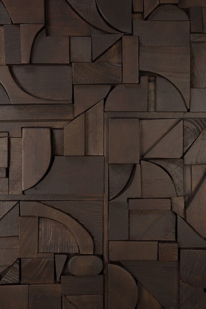 Oak Bricks Wall Art – Sage Interiors - Sage InteriorsEthnicraftWall Art