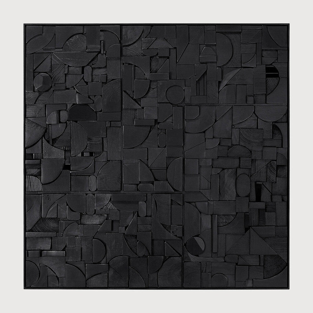 Oak Bricks Wall Art – Sage Interiors - Sage InteriorsEthnicraftWall Art