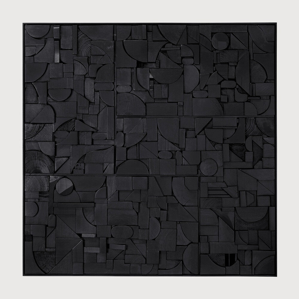 Oak Bricks Wall Art – Sage Interiors - Sage InteriorsEthnicraftWall Art