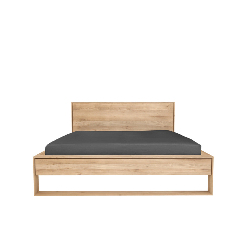 Oak Nordic II Bed - Sage Interiorsethnicraft