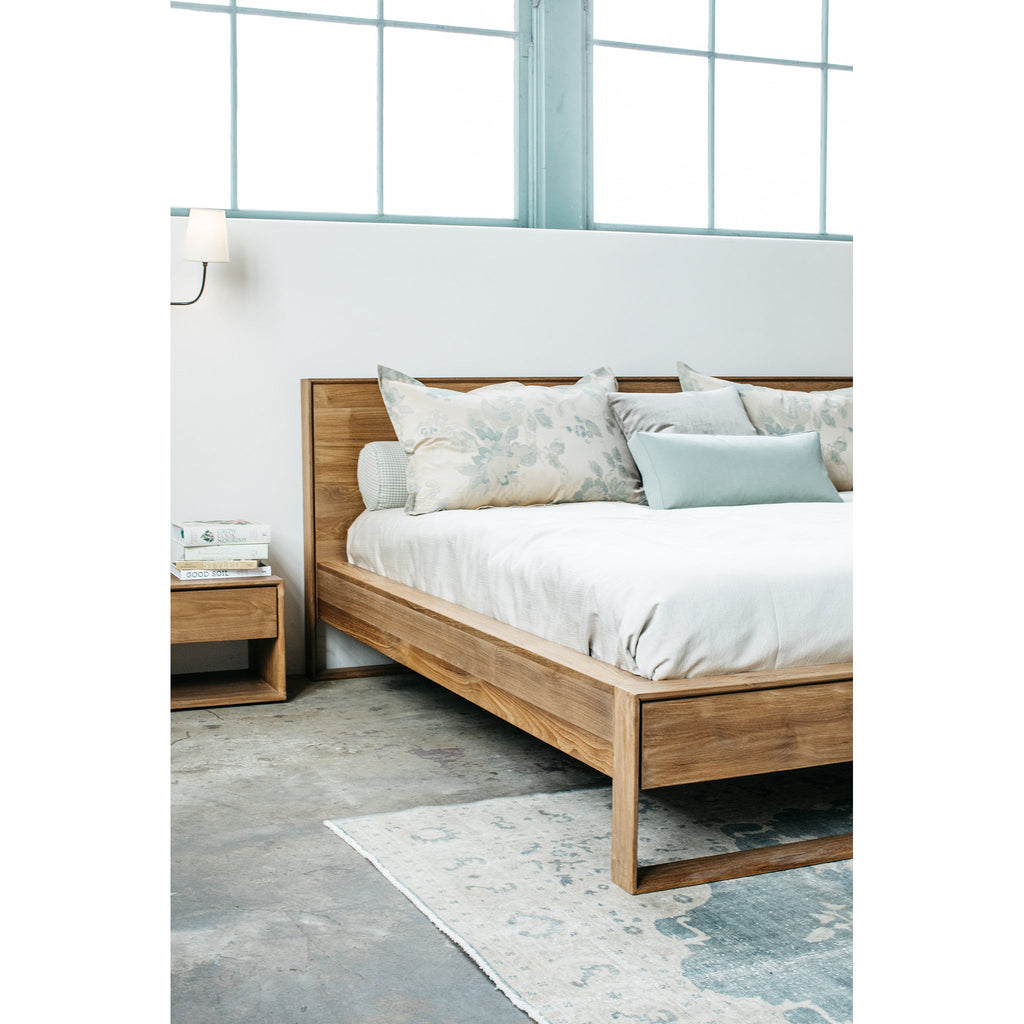 Oak Nordic II Bed - Sage Interiorsethnicraft