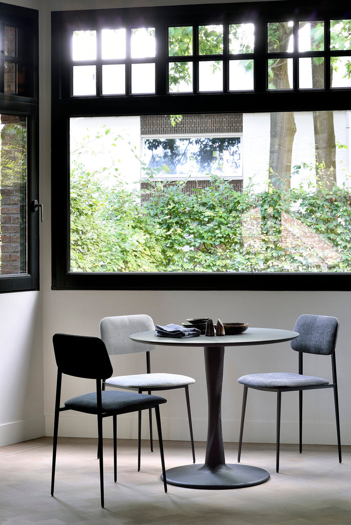 Oak Torsion dining table, round - Sage InteriorsEthnicraftDining Table