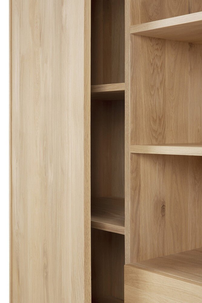 Oak Whitebird storage cupboard 43 x 18 x 70 - Sage Interiorsethnicraft