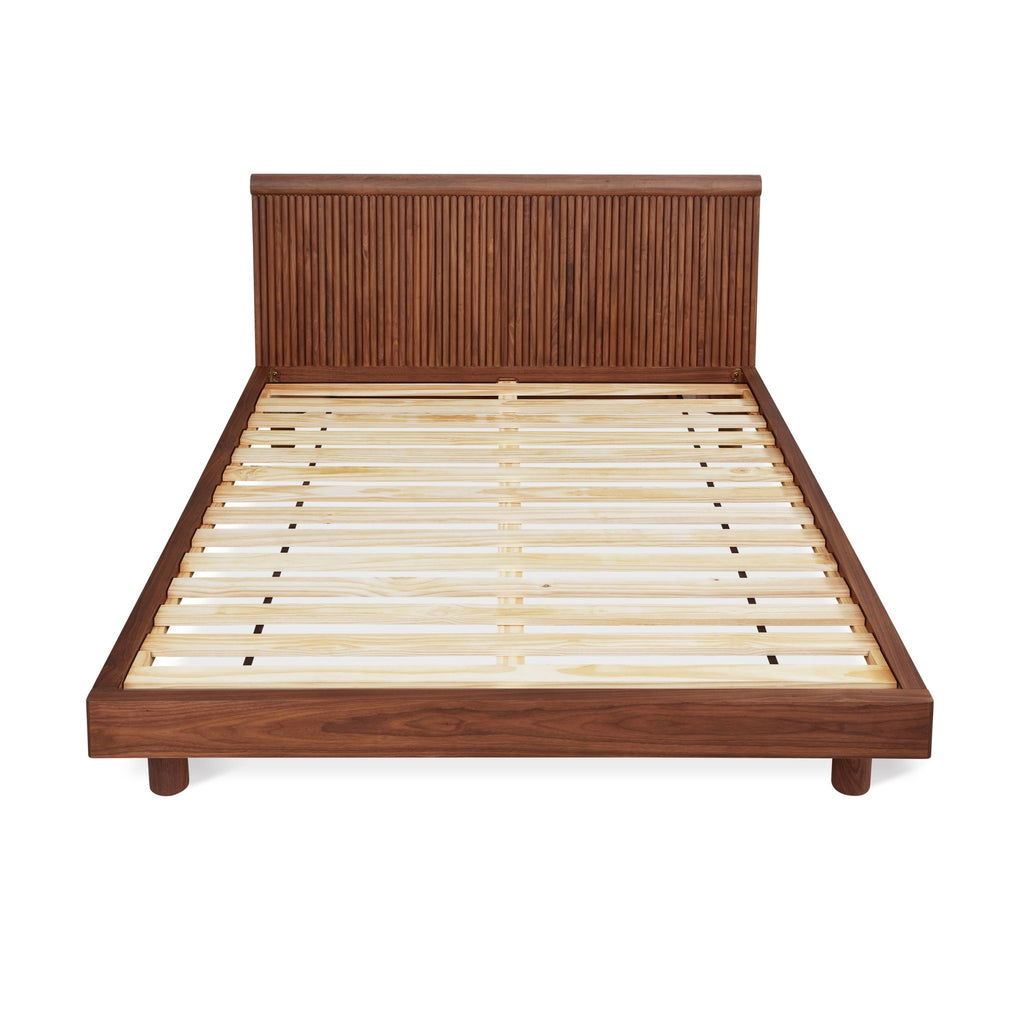 Odeon Bed – Sculptural Wood Bed with Scalloped Headboard - Sage InteriorsSage InteriorsBeds & Bed Frames