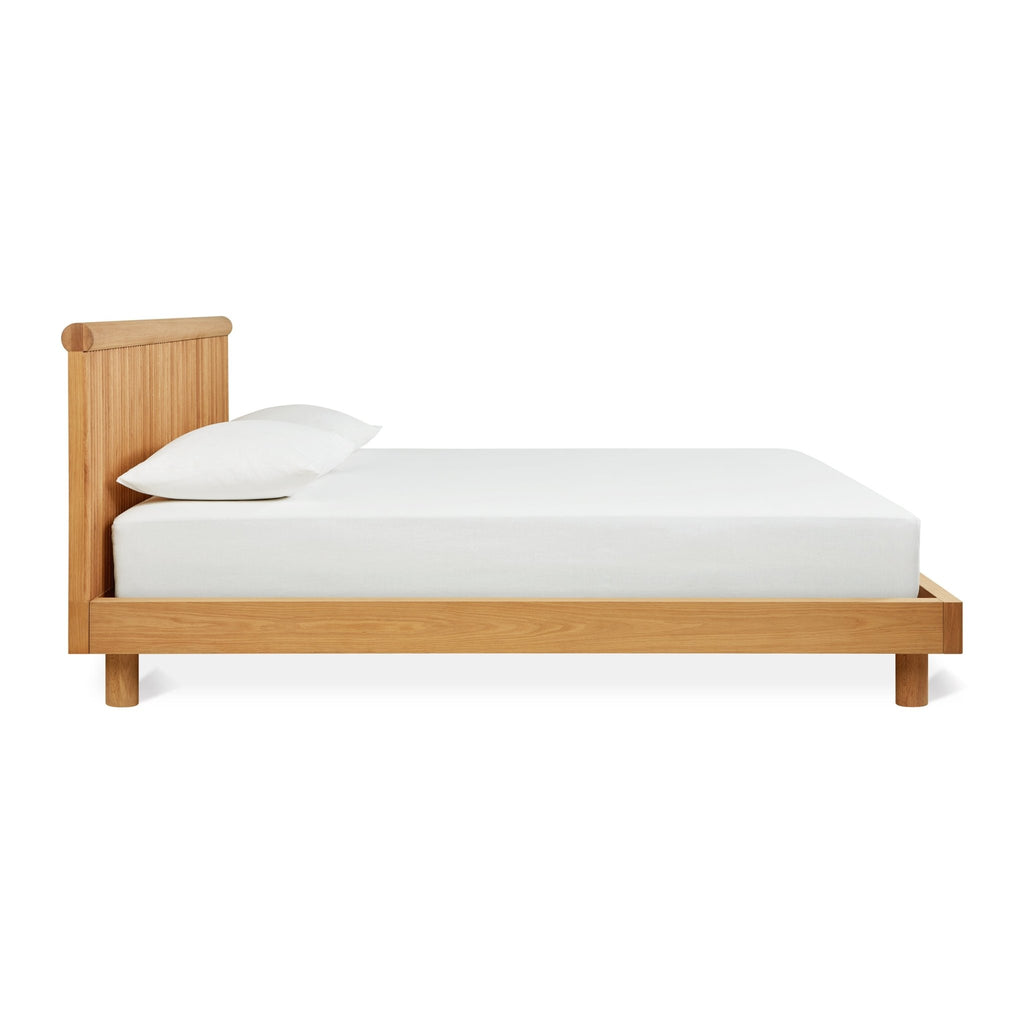 Odeon Bed – Sculptural Wood Bed with Scalloped Headboard - Sage InteriorsSage InteriorsBeds & Bed Frames