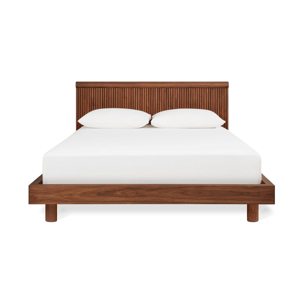 Odeon Bed – Sculptural Wood Bed with Scalloped Headboard - Sage InteriorsSage InteriorsBeds & Bed Frames