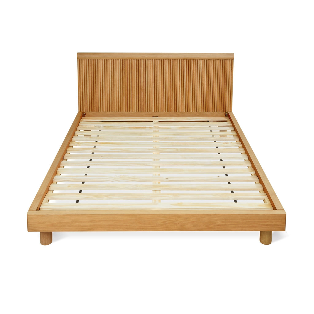 Odeon Bed – Sculptural Wood Bed with Scalloped Headboard - Sage InteriorsSage InteriorsBeds & Bed Frames