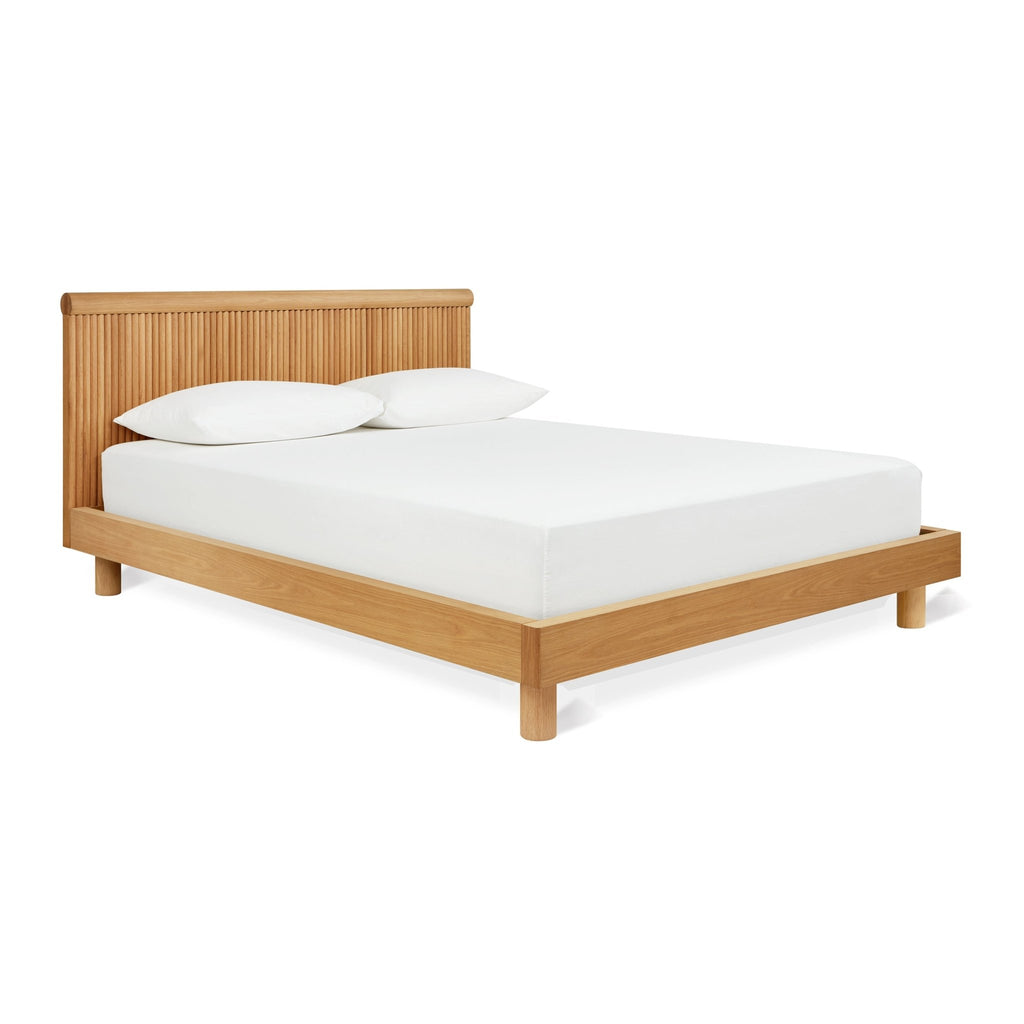 Odeon Bed – Sculptural Wood Bed with Scalloped Headboard - Sage InteriorsSage InteriorsBeds & Bed Frames