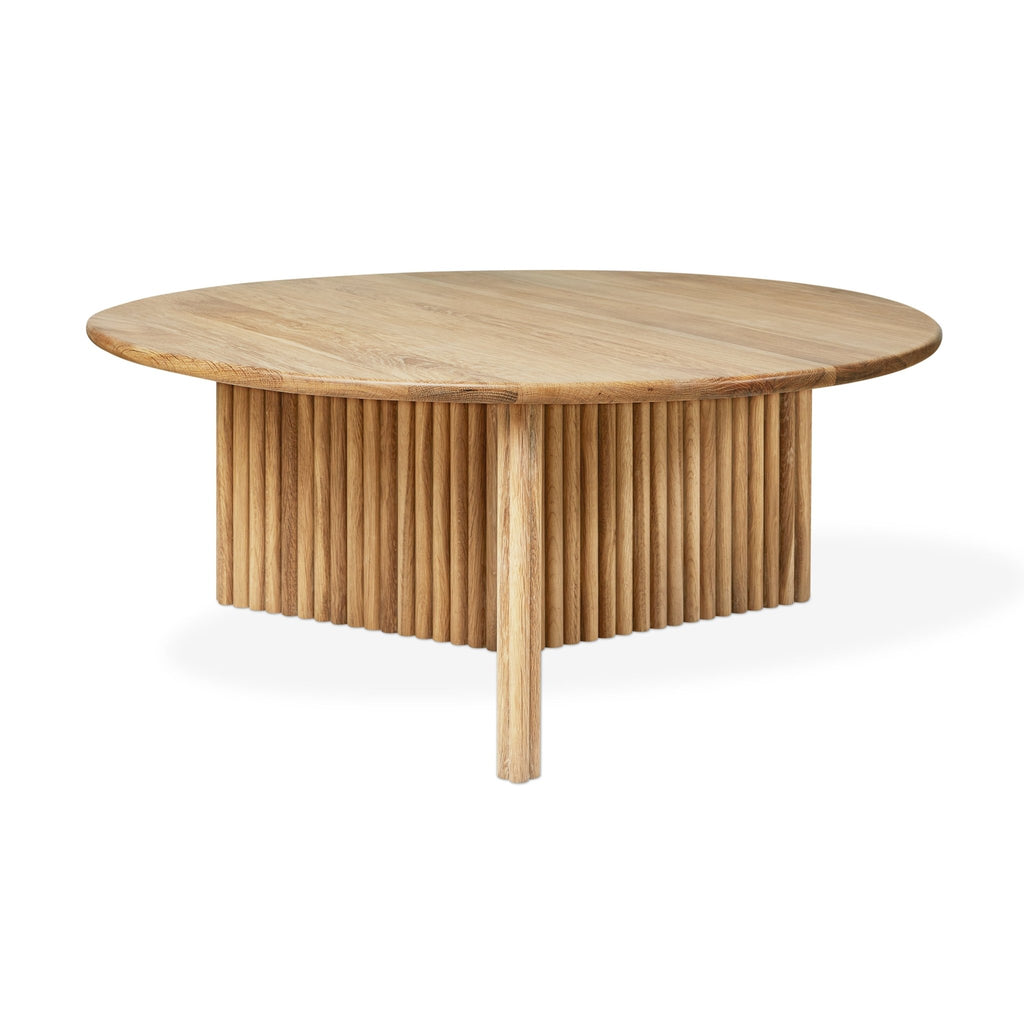 Odeon Coffee Table – Solid Walnut, Oak, or Painted Wood Base - Sage InteriorsSage InteriorsSolana Oval Table