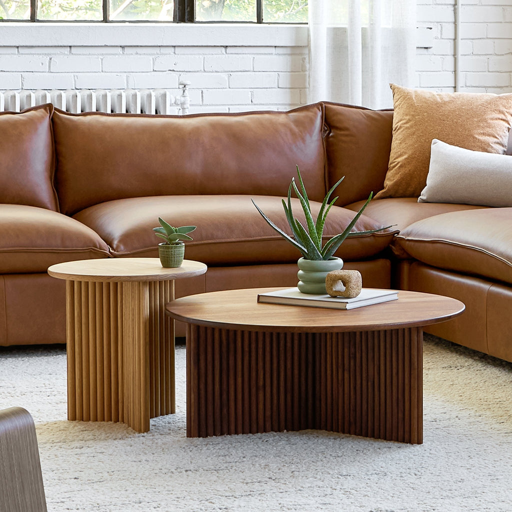 Odeon End Table – Sculptural Modern Side Table with Column - Inspired Design - Sage InteriorsSage InteriorsEnd Table