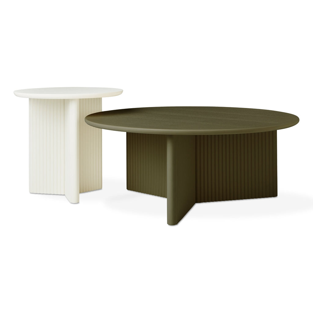 Odeon End Table – Sculptural Modern Side Table with Column - Inspired Design - Sage InteriorsSage InteriorsEnd Table